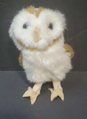 Folkmanis 6  Barn Owl Brown White Puppet with Brown Plush No Tags Cute Stuffed