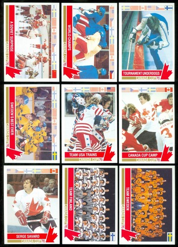 1992-93 FUTURE TRENDS 1976 CANADA CUP 76 HOCKEY CARD 102-201 & PROMO SEE LIST - Picture 27 of 206