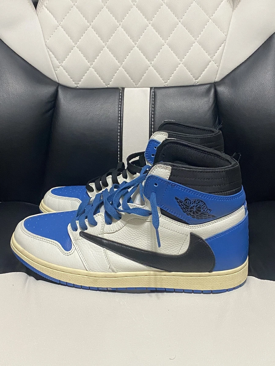  Jordan Mens Air Jordan 1 High OG SP DH3227 105 Travis Scott x  Fragment - Size 7.5