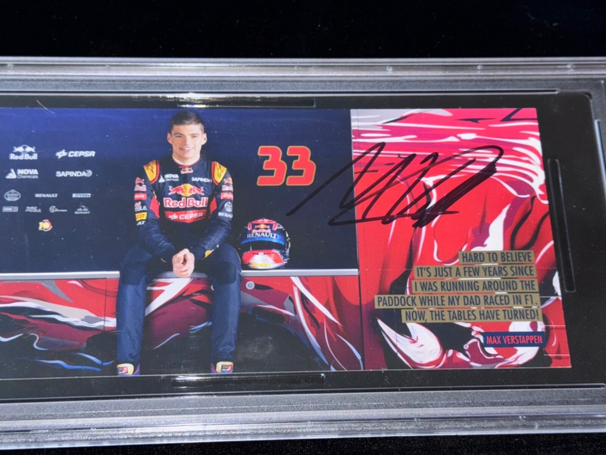 F1 ドライバー　max verstappen 直筆サイン入りトミカ F1 ドライバー max verstappen 直筆サイン入りトミカ F1 ドライバー