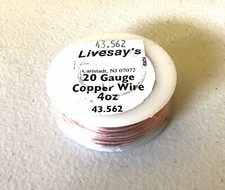 Copper Wire 4OZ. NEW Roll 20 Gauge 125