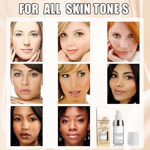 Color Changing Foundation Full Coverage SPF15 Concealer Foundation Makeup - Picture 6 of 12