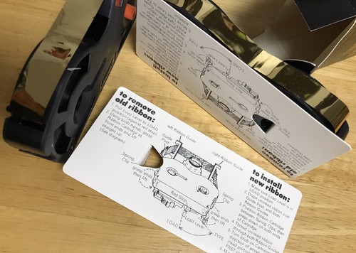 2-PACK Quill Correctable Typewriter Ribbons BLACK 7-11269 IBM Selectric NEW NEW - Picture 4 of 4