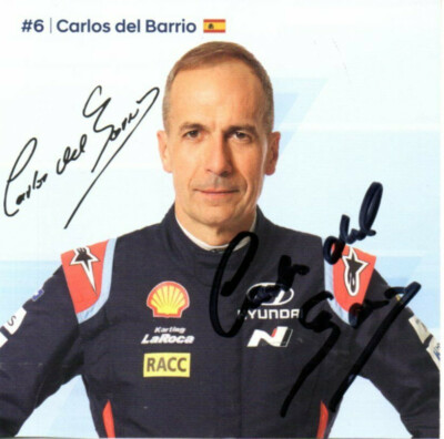 Autogramm - Carlos del Barrio (Motorsport) - Rallye
