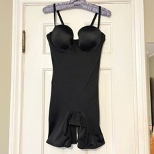 Marilyn Monroe Black Body Briefer w/Adjustable Detachable Straps. Size Large