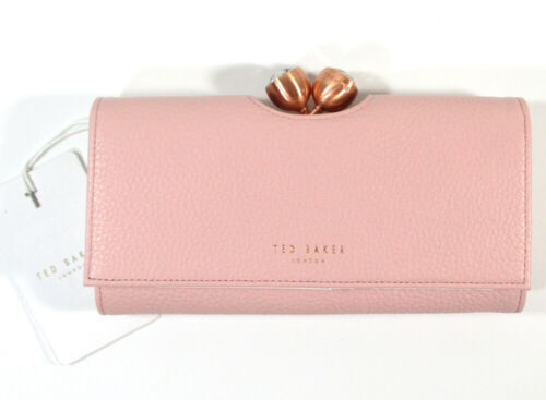 Ted Baker Bowvet Pink Purse Glitter Bow Crossbody Clutch Velvet Evening Bag