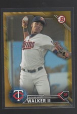 ADAM BRETT WALKER II 2016 BOWMAN PROSPECTS GOLD PARALLEL CARD #BP135  /50