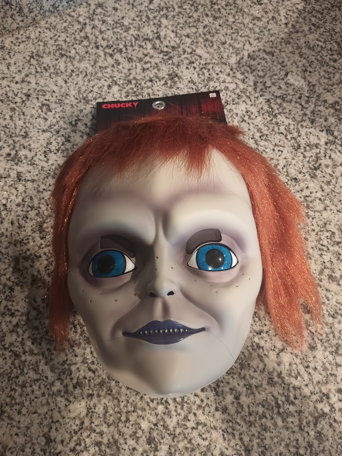 Chucky Glen Spirit Plastic Mask Blue Eyes Varient | eBay
