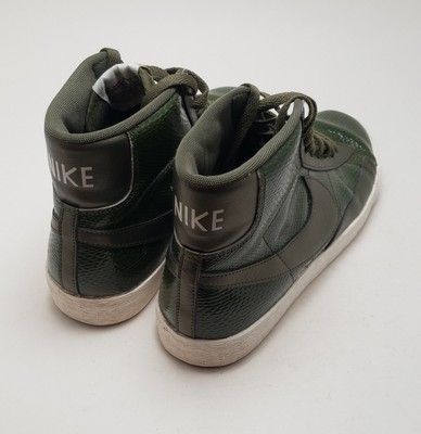 nike blazer green snakeskin