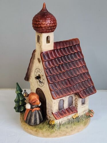 Hummel Goebel Chapel Time Clock #442 TM6 11 1/2" W. Germany The Love Lives On