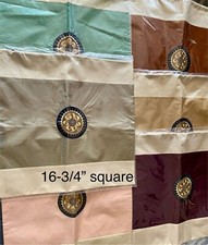 Cushion Cover Silk Throw Pillow Case Decor 16-1/2" Square Zipper- 2 pcs per PK
