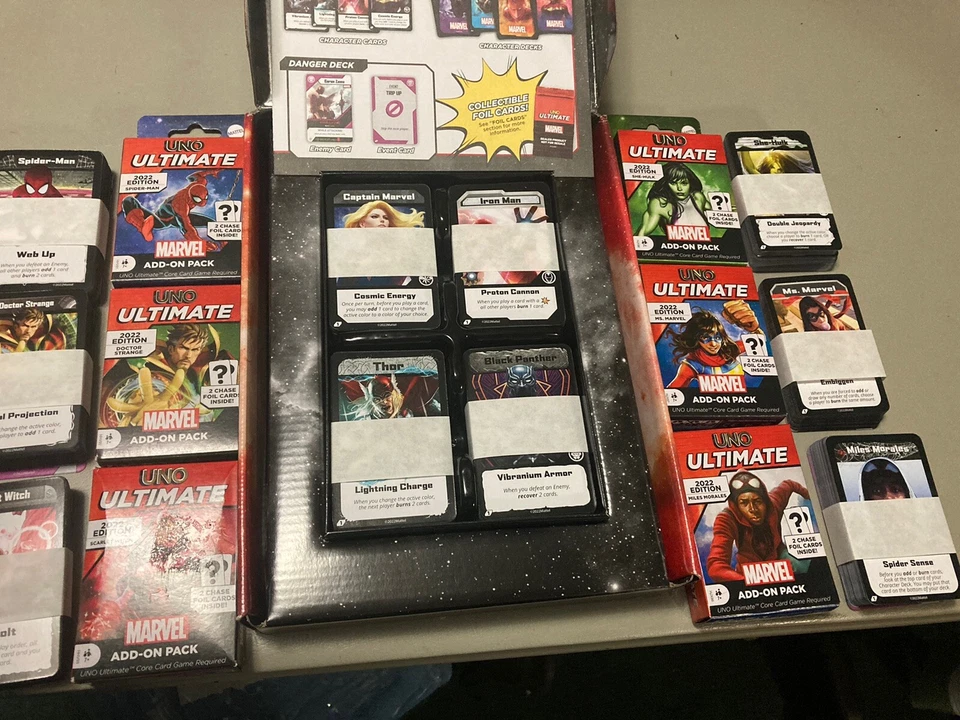 2022 Uno Ultimate MARVEL 1st Editions Sets. Complete Sets W/ 50 Foils!! RARE!! - Image 2 of 4