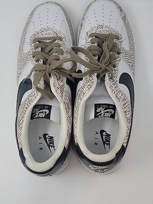 2018 NIKE AIR FORCE 1 LOW RETRO COCOA SNAKE 845053-104 US Sz 17 | eBay