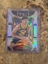 Ben Sheppard 2023-24 Panini Select MEZZANINE SILVER Prizm RC #333 PACERS B-16