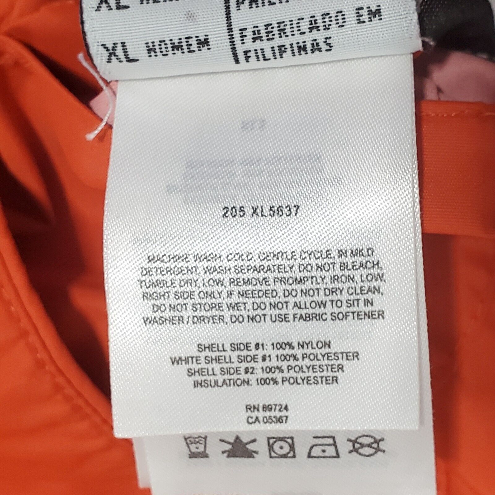 Columbia Jacket Womens Size XL Reversible Orange … - image 11