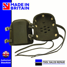 Miners Heavy Duty Knee Pads/Replacement Leather Knee Pad Straps - Made in the UK