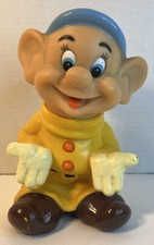 Vintage Disney Dopey Snow White Seven Dwarfs Figure Japan 8"