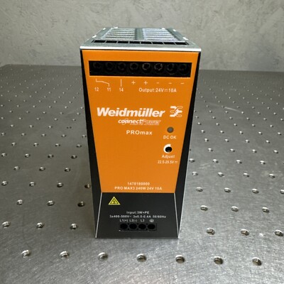 WEIDMULLER PRO MAX3 240W 24V 10A SWITCHING POWER SUPPLY