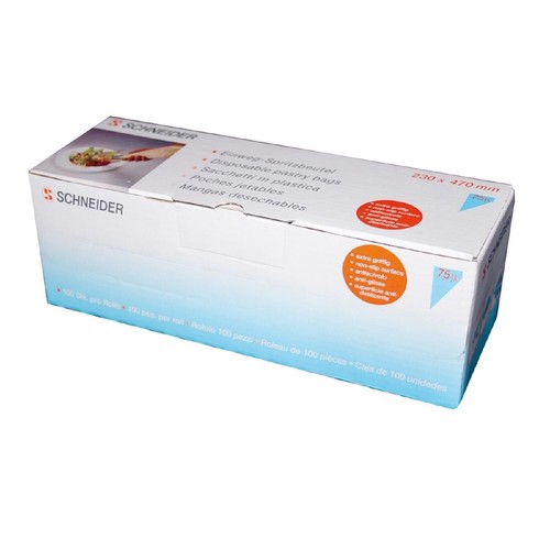 SCHNEIDER BLUE DISPOSABLE PIPING BAGS 47CM (PACK OF 100) GT124 - Picture 3 of 3