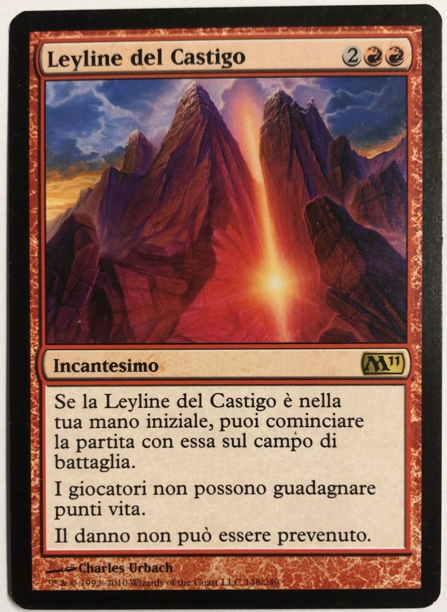 Magic: The Gathering - Leyline Of Punishment (Leyline Del Castigo) - Rara - Set Magic 2011 (M11) - Singola - 2