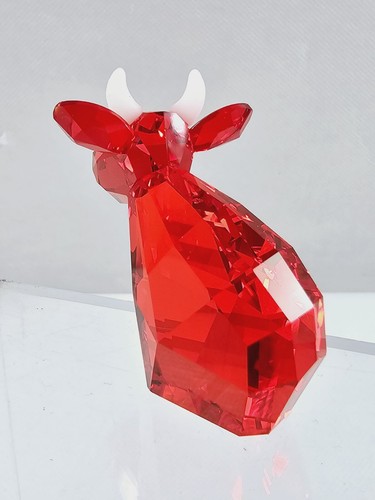 Figura de cristal de vaca Mo de fútbol rojo Lovelots Swarovski 968798 edición limitada 2008 - Imagen 7 de 18