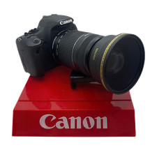 58MM HD4 32K WIDE ANGLE LENS  MACRO LENS FOR CANON EF-75-300mm REBEL EOS T100