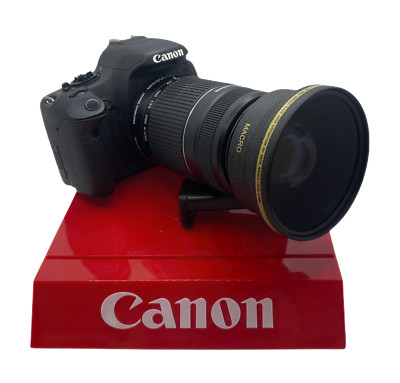 X48 FISHEYE LENS + MACRO LENS FOR CANON EF-75-300mm REBEL EOS  SL1 SL2 SL3 T7