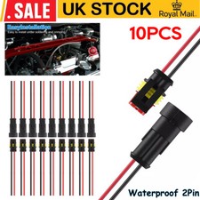 10PCS Cable Wire Cnnector Plug Waterproof Sealed Automotive Electrical Car Cable