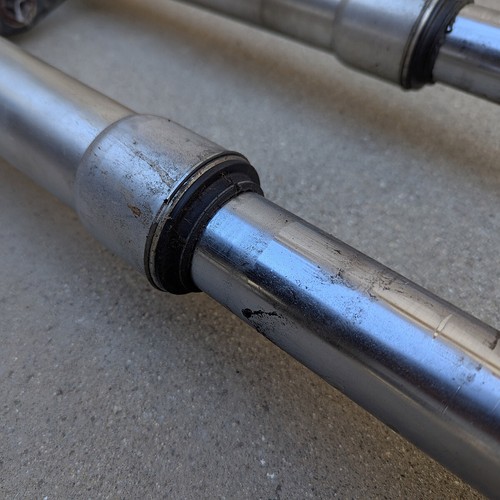 2009-2014 Kawasaki KLX250SF Front Forks Triple Clamps Tree 44071-5078 44071-5079 - Picture 6 of 16