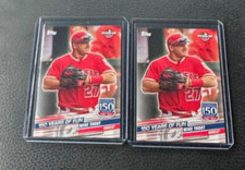 2019 Topps Opening Day Mike Trout 150 Years of Fun 2 Card Lot