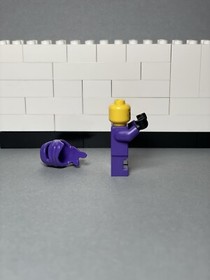 LEGO njo263 Lil&rsquo; Nelson - Dark Purple Robe. From set 70589 Rock Roader