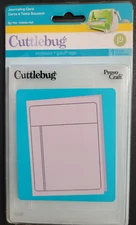 CUTTLEBUG  Provo Craft Journaling Card A2 Embossing Folder 37-1914 Notebook