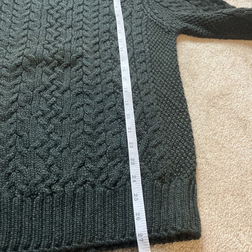 Blarney Woollen Mills Fisherman Sweater Ireland XS Oversized Turtleneck Wool - Picture 5 of 5