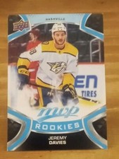2021-22 Upper Deck MVP SP RC Jeremy Davies
