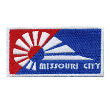 Missouri City Texas Logo Embroidered Iron On Patch