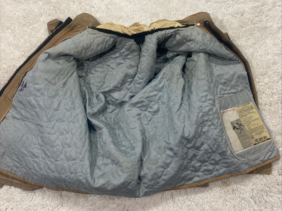 ABRIGO BOMBERO GLOBO GX-7 CHAVEZ Nombre en él 40x32 Foto 3 de 4