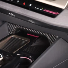 Carbon Fiber Center Console Cup Holder Front Sticker For BMW 5 Series G60 i5 24+