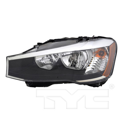 Halogen Headlight Front Lamp Left Driver for 15-17 BMW X3/15-18 X4