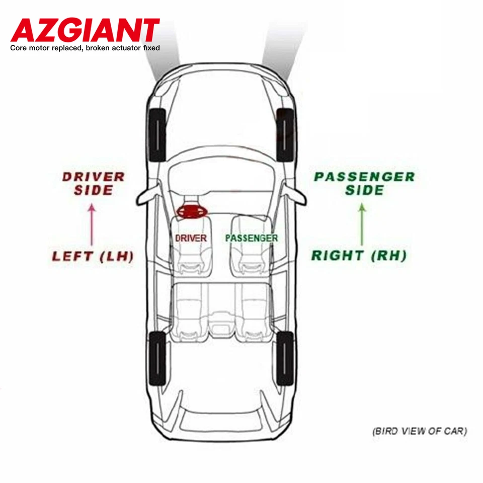 Conjunto de motor plegable de espejo retrovisor lateral eléctrico para Toyota Sequoia Limited 2008-2016 Foto 2 de 4