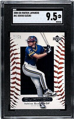 2000 Upper Deck Ovation ICHIRO SUZUKI ROOKIE #41 SGC 9.5 MT+ 2000 Upper Deck Ovation ICHIRO SUZUKI ROOKIE #41 SGC 9.5 MT+