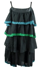 MARC JACOBS NORDSTROM SILK RUFFLES SWING WOMEN'S TIERED DRESS Sz 4