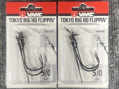 VMC Tokyo Rig HD Flippin  5/0 Hook 2-Pack (Lot of 2)