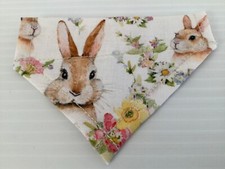 Easter Bunny XX Small Over the Collar Dog / Cat Bandana Pet Fashion Accessory