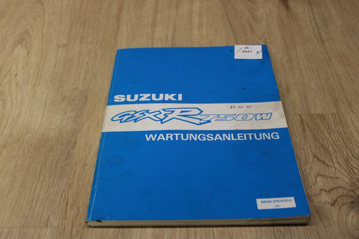 SR様 Suzuki GSXR750W Wartungsanleitung 99500-37070-01G 1992 xb8427 | eBay