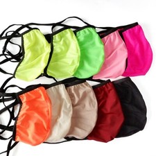 K4412 Mens Thong Undies String waist G-Strings Contoured Pouch Colors