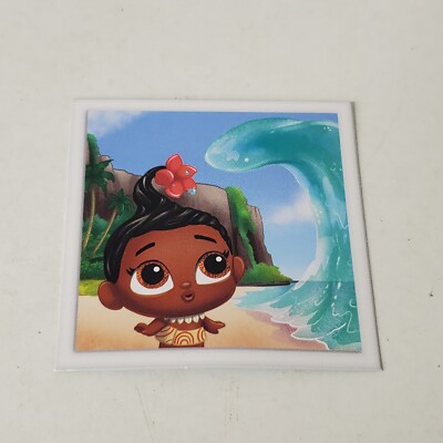 Disney Doorables Remember When Young Moana Background Card Only Rare Backdrop
