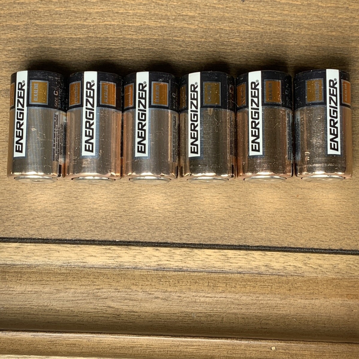 Vintage ENERGIZER 1980s C CELL BATTERIES USED GREAT