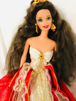 10TH ANNIVERSARY HAPPY HOLIDAYS BARBIE 1997 SPECIAL EDITION DOLL