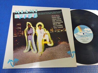 MIAMI VICE - TV Soundtrack  1985 LP EX VINYL Glenn Frey Phil Collins Tina Turner