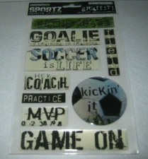 Creative Imaginations - Danelle Johnson - Sportz Graffiti - Soccer Theme